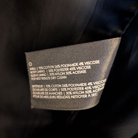 Club Monaco kimono style longline blazer jacket size M statement sleeves - Picture 5 of 11